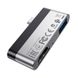 Перехідник BOROFONE DH2 Type-C(Male) - USB3.0+2*HDMI, Black, Box BOROFONE DH2 фото 4