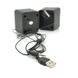 Колонки 2.0 Kisonli V310 для ПК і ноутбука, USB + 3.5mm, 2x0,5W, 20Hz- 20KHz, Black, BOX, Q100 V310B фото 2