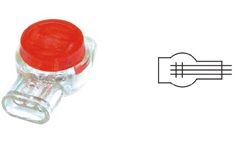 Скотч-лок ізольований з гелем тип К3 (100шт) Q100, Red 13000 фото