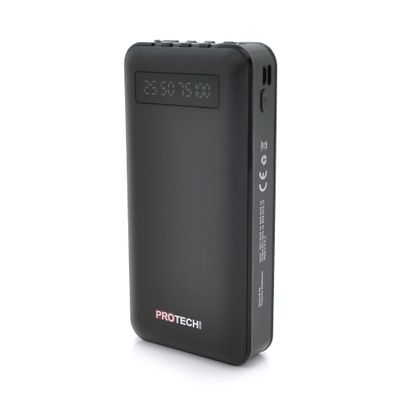 Powerbank ProTech-B05 20000mAh, USB+Type-C+micro, White/Black, (450g), Blister ProTech-B05 фото