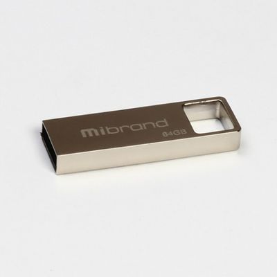 Флэш-накопитель Mibrand Shark, USB 2.0, 64GB, Metal Design, Blister MMiS/64 фото
