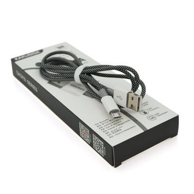 Кабель iKAKU KSC-723 GAOFEI smart charging cable for micro, Black, длина 1м, 2.4A, BOX KSC-723-MB фото