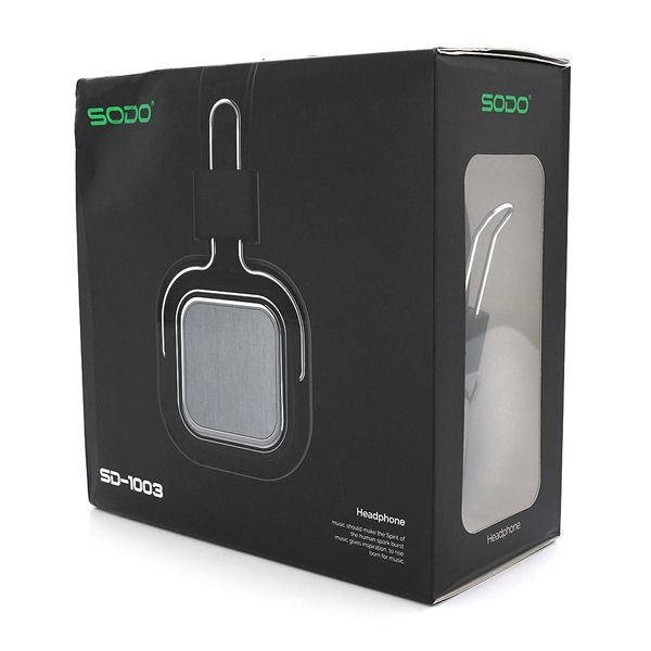 Бездротові навушники Bluetooth SODO SD-1003, Gray, Box SD-1003G фото