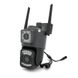 2+2Мп Wi-Fi відеокамера з двома об'єктивами вулична SD/карта YOSO YO-IPC40D4MP50 PTZ 2.8mm V380 YT30403 фото 1