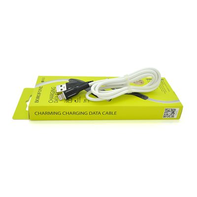 Кабель Borofone BX63, Lighting-USB, 2.4A, длина 1м, White, BOX Borofone BX63L/W фото