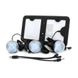 Переносной фонарь GD-8017+ Solar, 1+1 режим, встроенный аккум, 3 лампочки 3W, USB выход, Black, Box GD-8017 фото 3