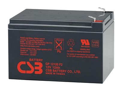 Аккумуляторная батарея CSB GP12120F2, 12V 12Ah (151х98х100мм), Box/Q6 GP12120F2 фото