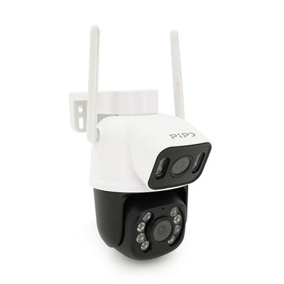 4+2Мп Wi-Fi/LAN видеокамера с двумя объективами уличная SD/карта PP-IPC35D4MP25 PTZ 2.8mm ICSee YT33618 фото