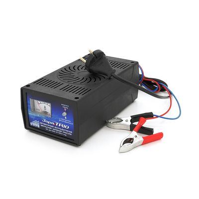 Трансформаторное зарядное устройство ТР-10 для аккумулятора 12V, емкость АКБ 32-120А/ч, ток заряда 7A, амперметр+охлаждение ТР-10 фото
