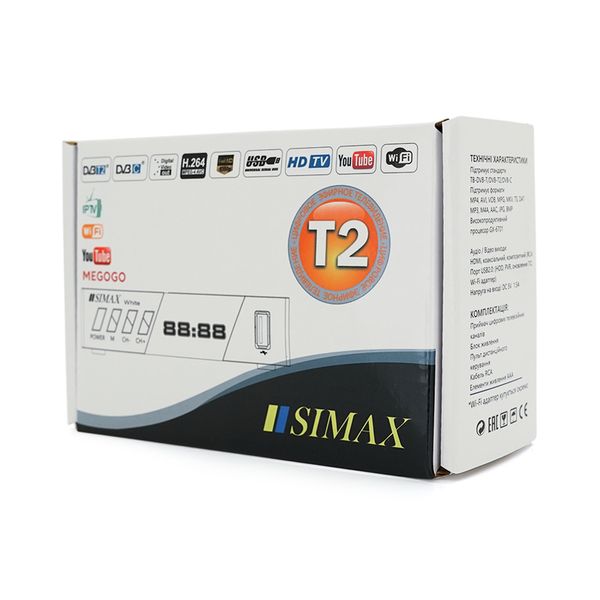Ресивер (тюнер) IPTV DVB-T2 SIMAX GREEN HD (opera Digital) HD1005 фото
