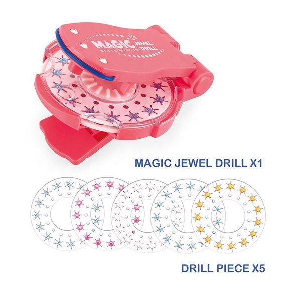 Magic Jewel Drill Diy Интерактивная прическа для девочек Красота Play Set Toy Braider Kits Make Up Girl Art-JEW34 фото