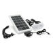 Переносной фонарь LX-1902+Solar, 3 режима, солнечная панель, встроенный аккум 7200mAh, 2 лампочки 3W, СЗУ, Black, Box LX-1902 фото 4