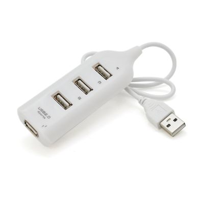 Хаб USB 2.0 4 порту, White, 480Mbts живлення від USB, Blister Q200 DNS-HUB4-OW фото