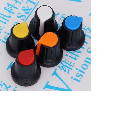 Ручка AG2 для багатооборотних прецезіонних дротяних потенціометрів WH148, Orange, 100шт в упаковці, ціна за штуку AG2 WH148 фото