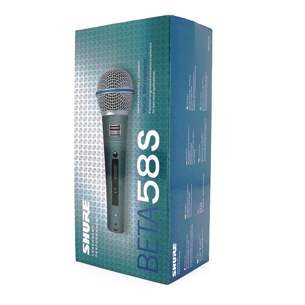 Мікрофон провідний Beta SM58S (копія), BOX SM58S фото