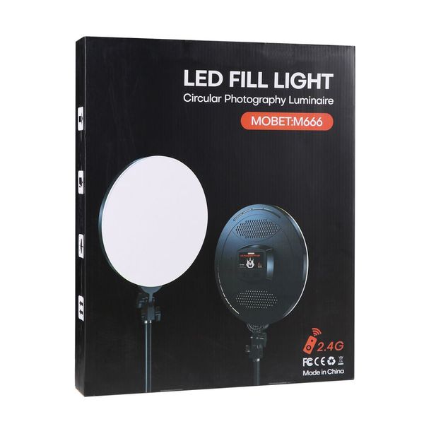 Лампа LED Camera Light Circular 32cm Remote (M666) ЦУ-00038316 фото