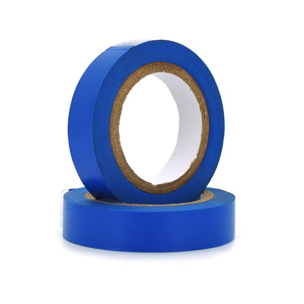 Изолента Ninja 0,13мм*16мм*20м (синяя), диапазон рабочих температур: от - 10°С до + 80°С, высокое качество!!! 10 шт. в упаковке, цена за упак. 16mm/20m/BL фото