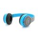 Бездротові навушники Bluetooth P47 Led, Blue/Silver P47/BeS фото 4