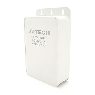 Импульсный адаптер питания ADtech 12В 2.5А (30Вт) Plastic Box IP63 крепление AD-717HD фото