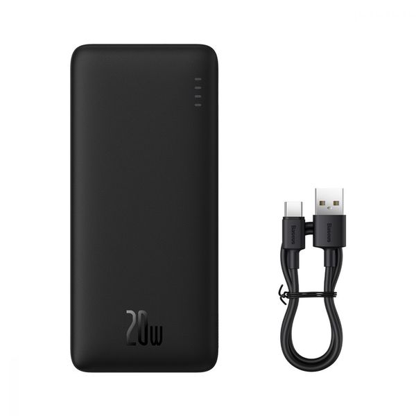 Power Bank Baseus Airpow 20W 10000 mAh Cable USB to Type-C 30cm (PPQD090001) ЦУ-00041331 фото