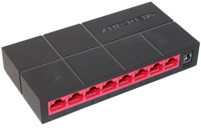 Комутатор Mercury SG108M 8 портів Ethernet 10/100 Мбіт / 1000 Мбіт / сек, BOX Q40 SG108M фото