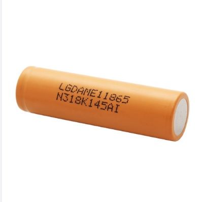 Аккумулятор 18650 Li-Ion LG INR18650 ME1 (LGDAME11865), 2100mAh, 4.2A, 4.2/3.65/2.8V, Orange, 2 шт в упаковке, цена за 1 шт INR18650 ME1 (LGDAME11865 фото