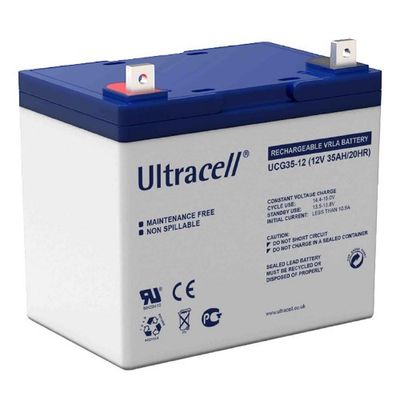 Акумуляторна батарея Ultracell UCG35-12 GEL 12V 35 Ah (195x 130 x 167) White Q1/132 UCG35-12 фото