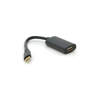 Конвертер Type-C (папа)/HDMI(мама), 15cm, круглый ,Black-gray YT-Type-C(M)/HDMI(F)-15cm фото