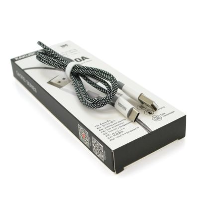 Кабель iKAKU KSC-723 GAOFEI smart charging cable for Type-C, Black, длина 1м, 3.0A, BOX KSC-723-B-TC фото
