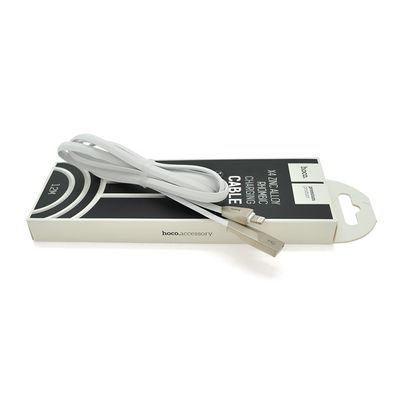 Кабель Hoco X4, Lightning-USB, 2.4A, White, довжина 1.2м, BOX Hoco X4/LB фото