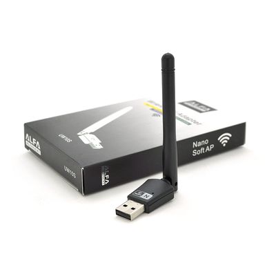 Бездротовий мережевий адаптер з антеною 10см Wi-Fi-USB LV-UW10SRK - 8188, 802.11bgn, 150MB, 2.4 GHz, WIN7 / XP / Vista / 2K / MAC / LINUX, Blister Q LV-UW10SRK-RTL8188 фото