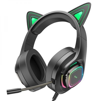 Ігрові Навушники Hoco W107 Cute Cat Ear м`ята упаковка ЦУ-00041791 фото