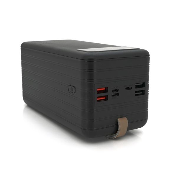 Powerbank TX-80 80000mAh, кабеля USB: Micro, Lighting, Type-C, White/Black, (1460g), Blister TX-80 фото
