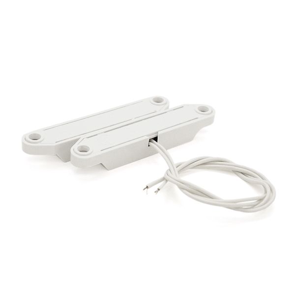 Магнитоконтактный Датчик накладной ЭСМК-4 пластик, 58х12x11мм белый цена за 1шт YT21328 фото