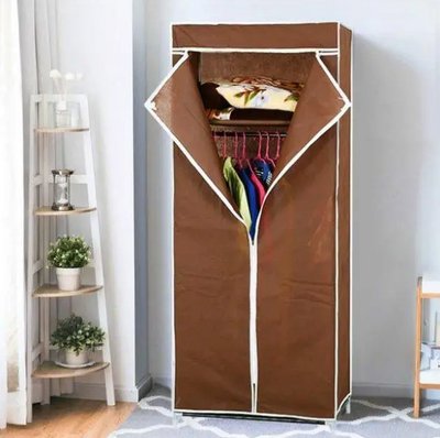 Универсальный складной тканевый шкаф для дома одежды и вещей 8864 75х45х145 Art-NO8864 фото