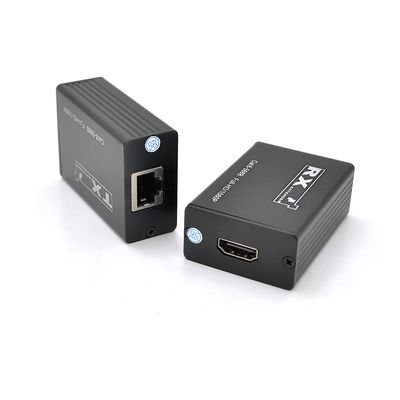 Одноканальный пассивный удлинитель HDMI сигнала по UTP кабелю по одной витой паре. Дальность передачи: до 30метров, 1080Р- cat6e YT-SCPE HDM-30m1080Р фото