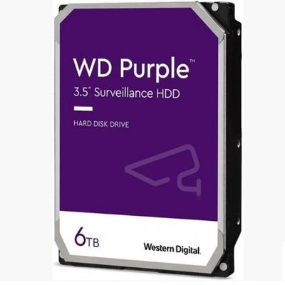 Жорсткий диск Western Digital Purple 6TB 5400rpm 256MB WD64PURZ 6Gb/s WD64PURZ фото