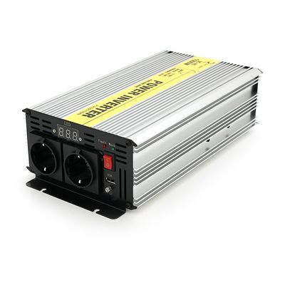Инвертор напряжения RITAR RSC-1000, 12V/220V, 1000W с правильной синусоидой, 2xShuko, 1xUSB, клеммные провода, BOX, Q4 RSC-1000 фото