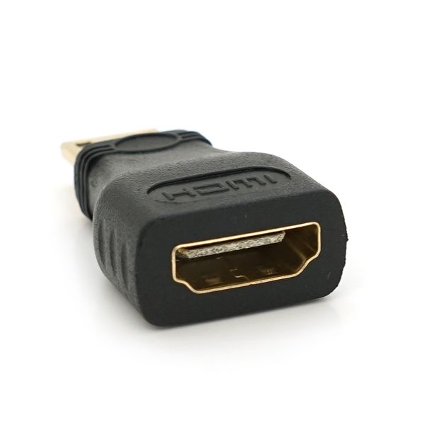 Перехідник mini HDMI (тато) -HDMI (мама), Q100 YT-A-mini HDMI(M)-HDMI(F) фото