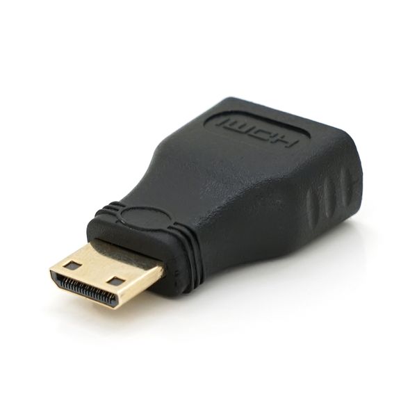 Перехідник mini HDMI (тато) -HDMI (мама), Q100 YT-A-mini HDMI(M)-HDMI(F) фото
