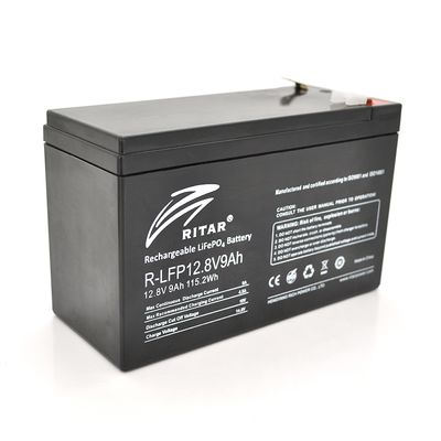Аккумуляторная батарея Ritar LiFePO4 12,8V 9Ah (115,2Wh) ( 150 x 65 x 95 (100) Q10 R-LFP 12.8V 9Ah фото