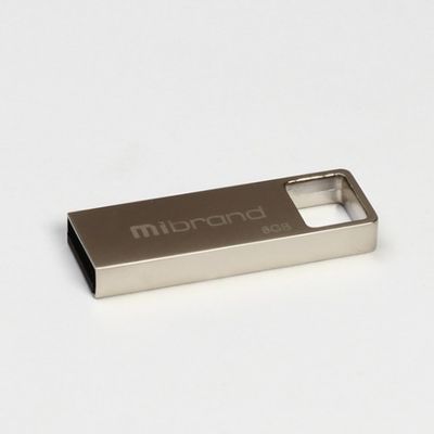 Флэш-накопитель Mibrand Shark, USB 2.0, 8GB, Metal Design, Blister MMiS/8 фото