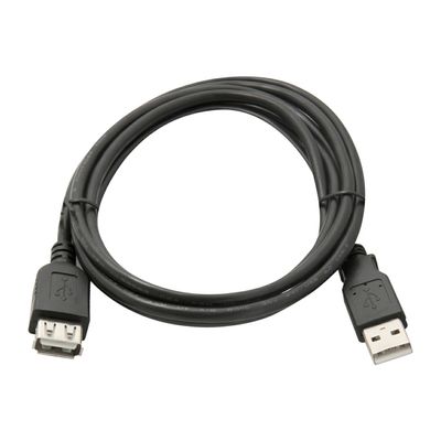 Подовжувач USB 2.0 AM / AF, 0,8m, чорний Пакет Q200 YT-AM/AF-0.8B фото