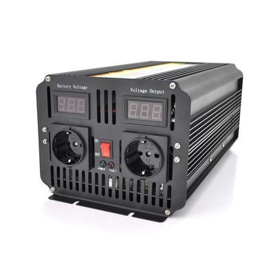 Инвертор напряжения POWERMASTER, 24V/220V, 2000W с модифицированной синусоидой, 2 Shuko, клеммы PWR2000 фото