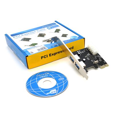 Контролер PCI-Е => USB 3.0, 2port, BOX YT-C-PCI-Е=>2*USB3.0 фото