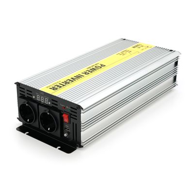 Инвертор напряжения RITAR RSC-1500, 12V/220V, 1500W с правильной синусоидой, 2xShuko, 1xUSB, клеммные провода, BOX, Q4 RSC-1500 фото
