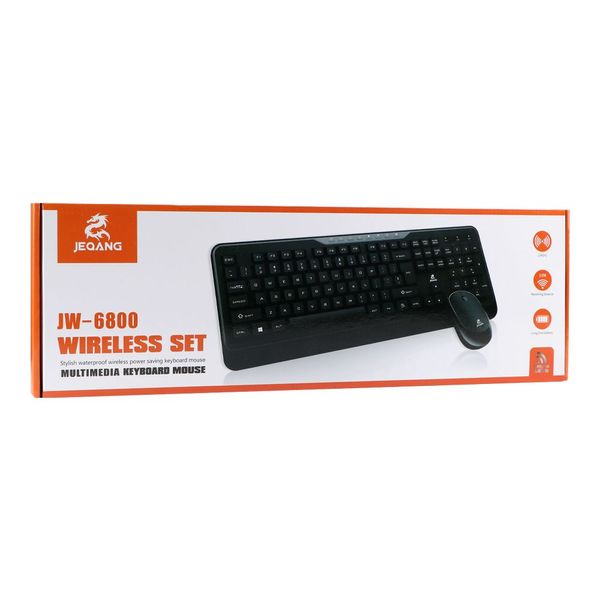 Беспроводная Клавиатура и Мышь JEQANG JW-6800 ЦУ-00038688 фото