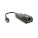 Контроллер USB 3.0 to Ethernet - Сетевой адаптер 10/100/1000Mbps с проводом, Black, Blister Q100 14904 фото 1