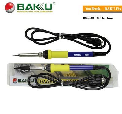 Электрический паяльник BAKKU BK-452 60W, к паяльным станциям серии ВК-936 (кроме BK936, BK936B), Blister-box BK-452 фото