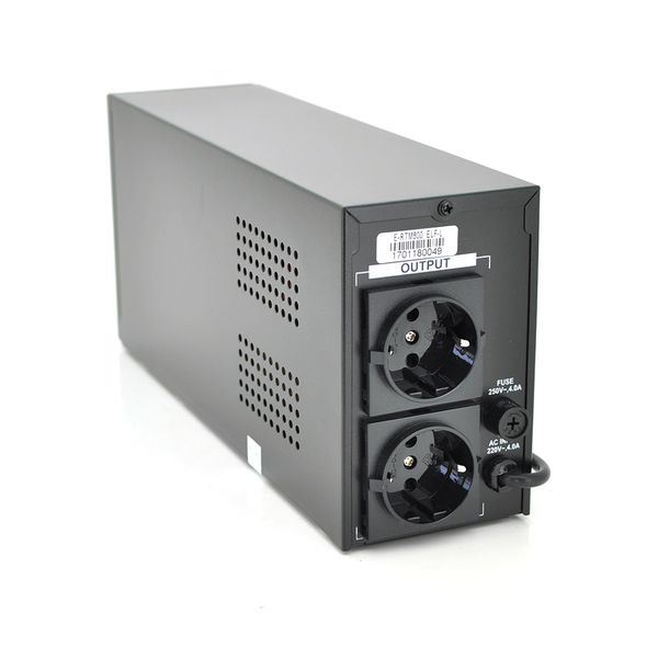 ДБЖ Ritar E-RTM800 (480W) ELF-L, LED, AVR, 2st, 2xSCHUKO socket, 1x12V9Ah, metal Case Q4 (370*130*210) 5,8кг (310*85*140) E-RTM800L фото